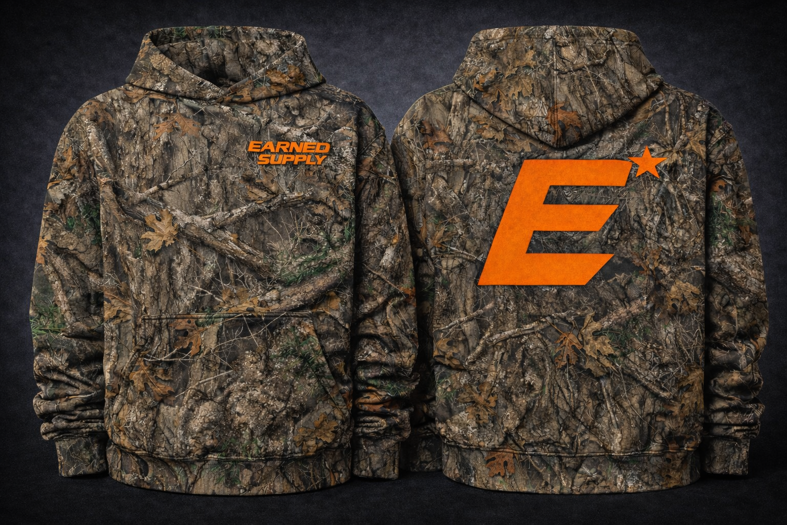 Camo "Earned" Hoodie