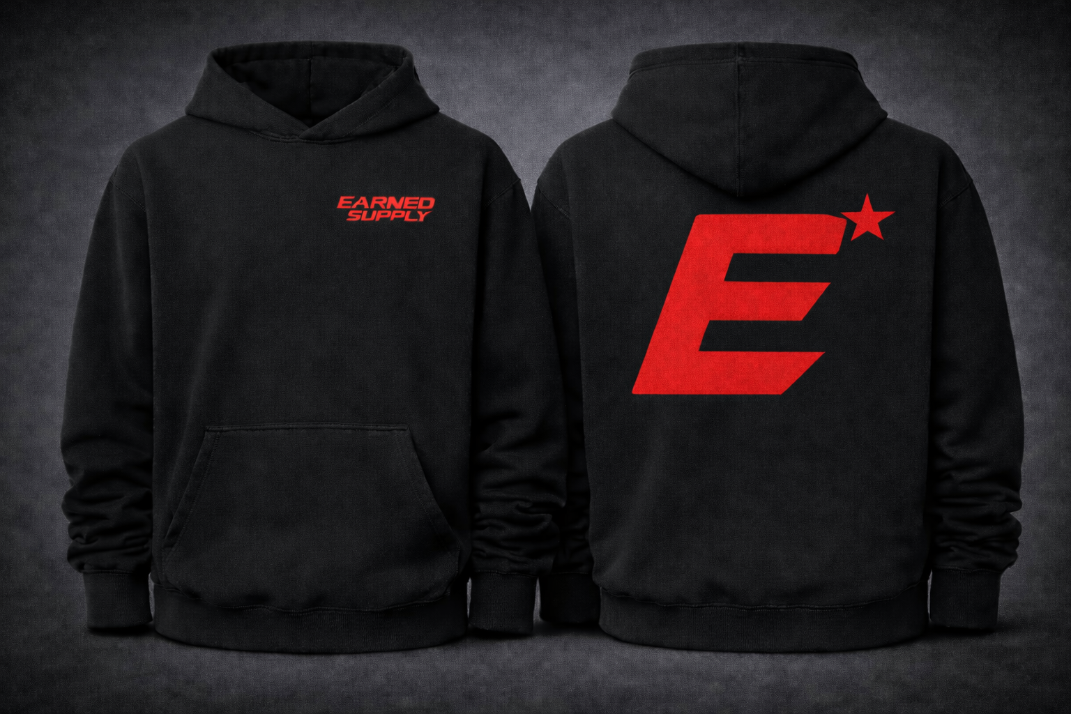Red "Earned" Hoodie