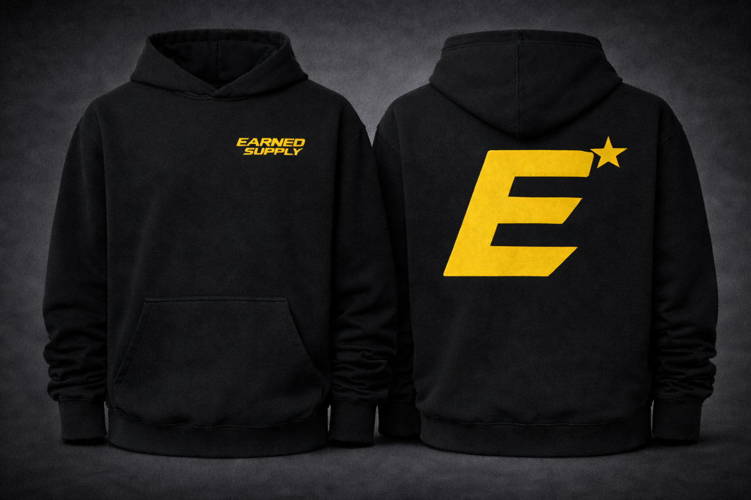 Yellow "Earned" Hoodie
